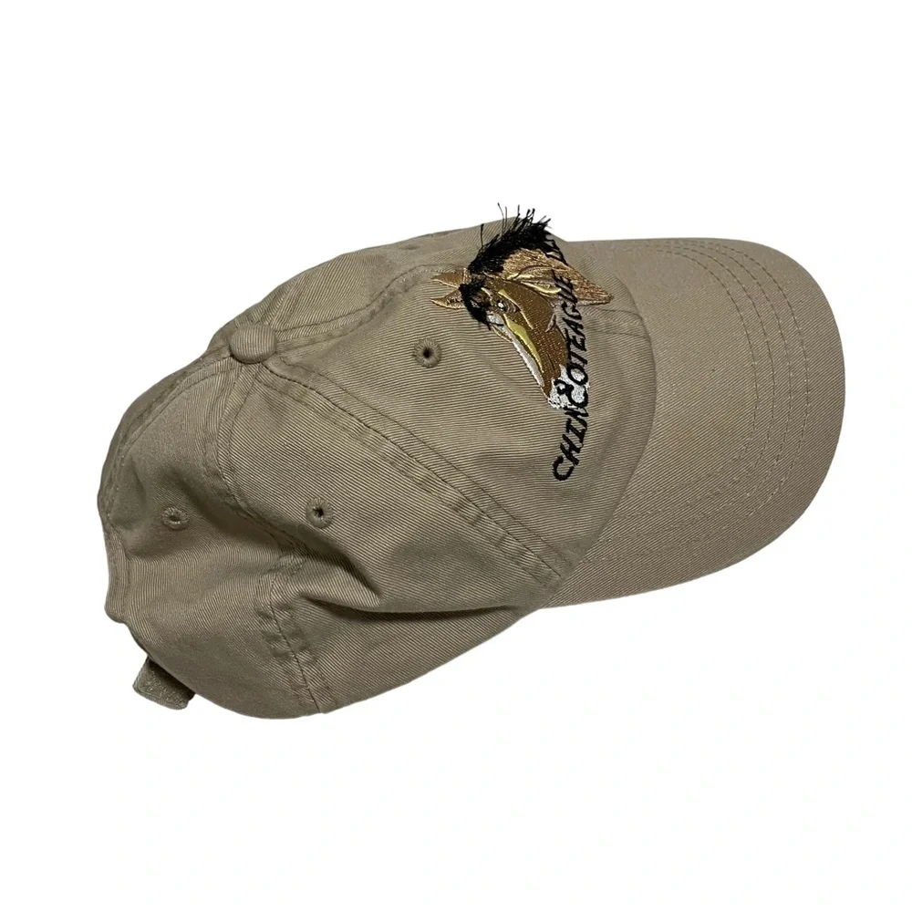 Chincoteague Island Embroidered Horse Tan Childs Hat